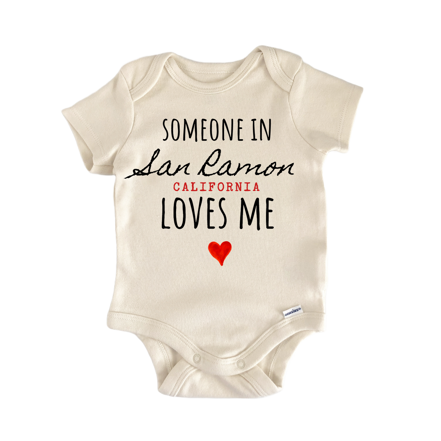 San Ramon California Baby Gift Baby Bodysuit