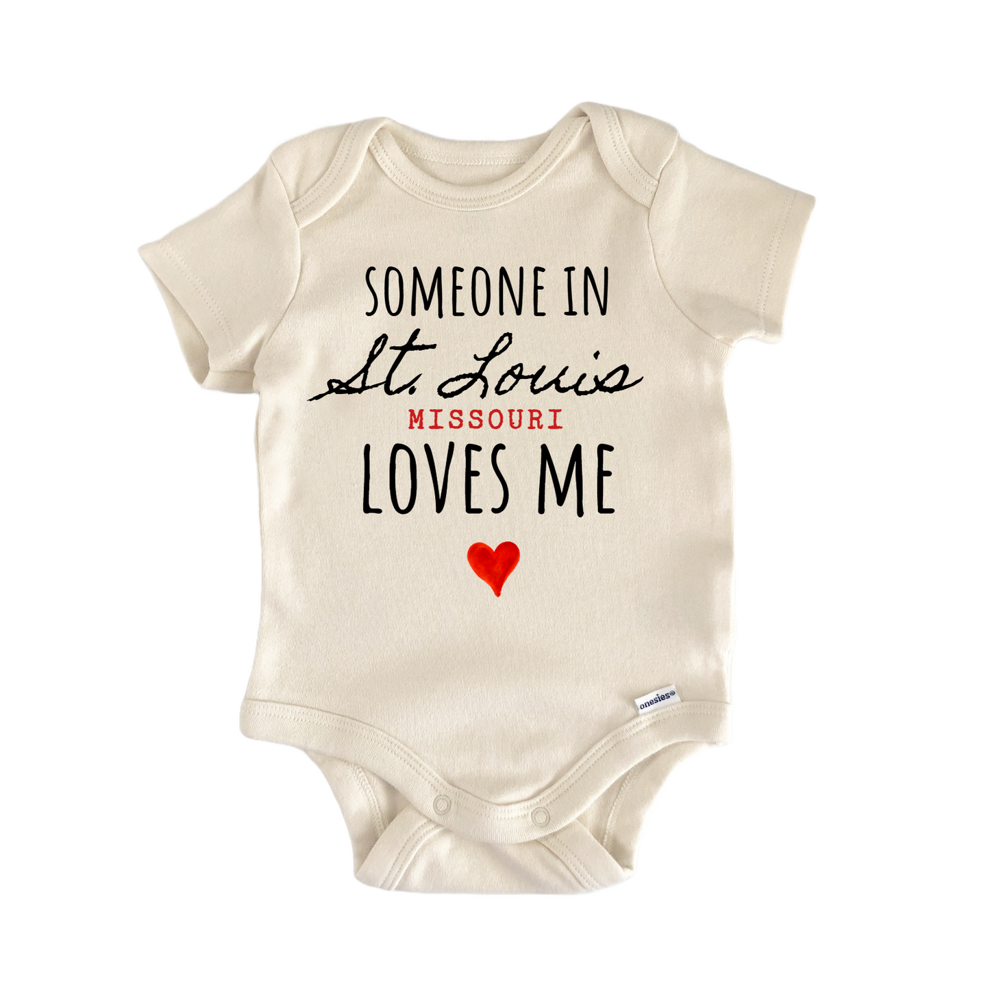 St Louis Missouri Baby Gift Baby Bodysuit