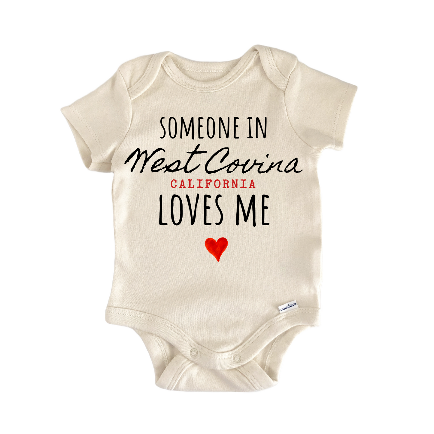 West Covina California Baby Gift Baby Bodysuit