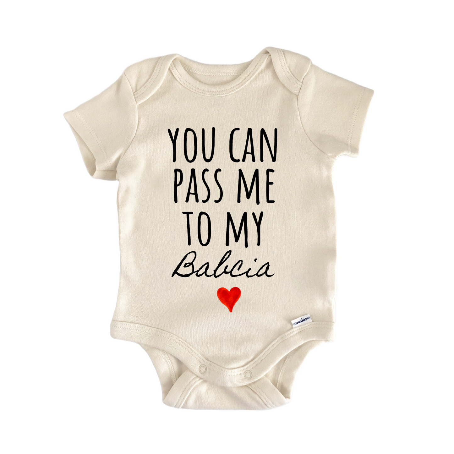 Babcia Announcement Baby Gift Baby Bodysuit