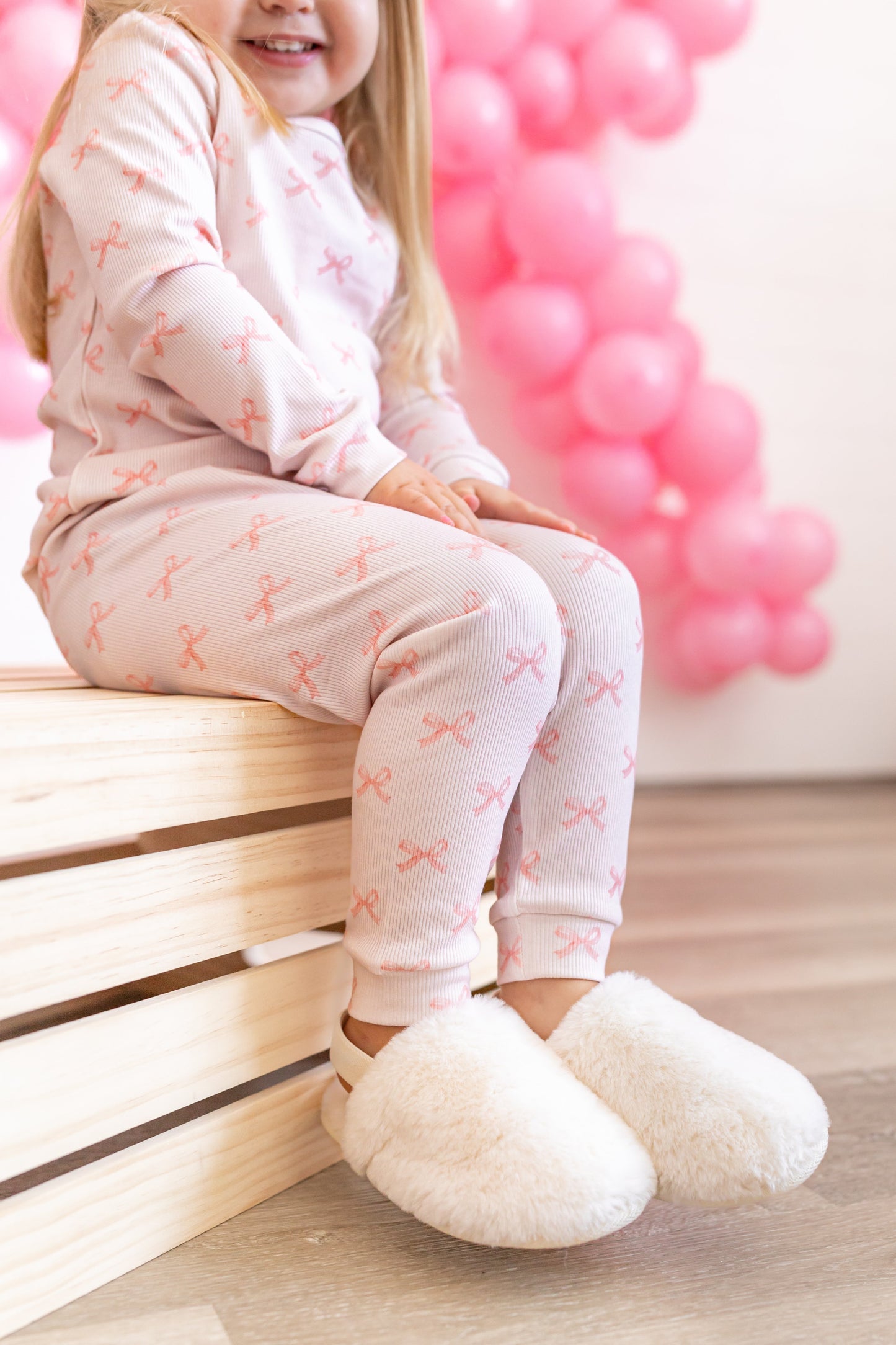 Blushing Bows 2pc Bamboo Pajamas