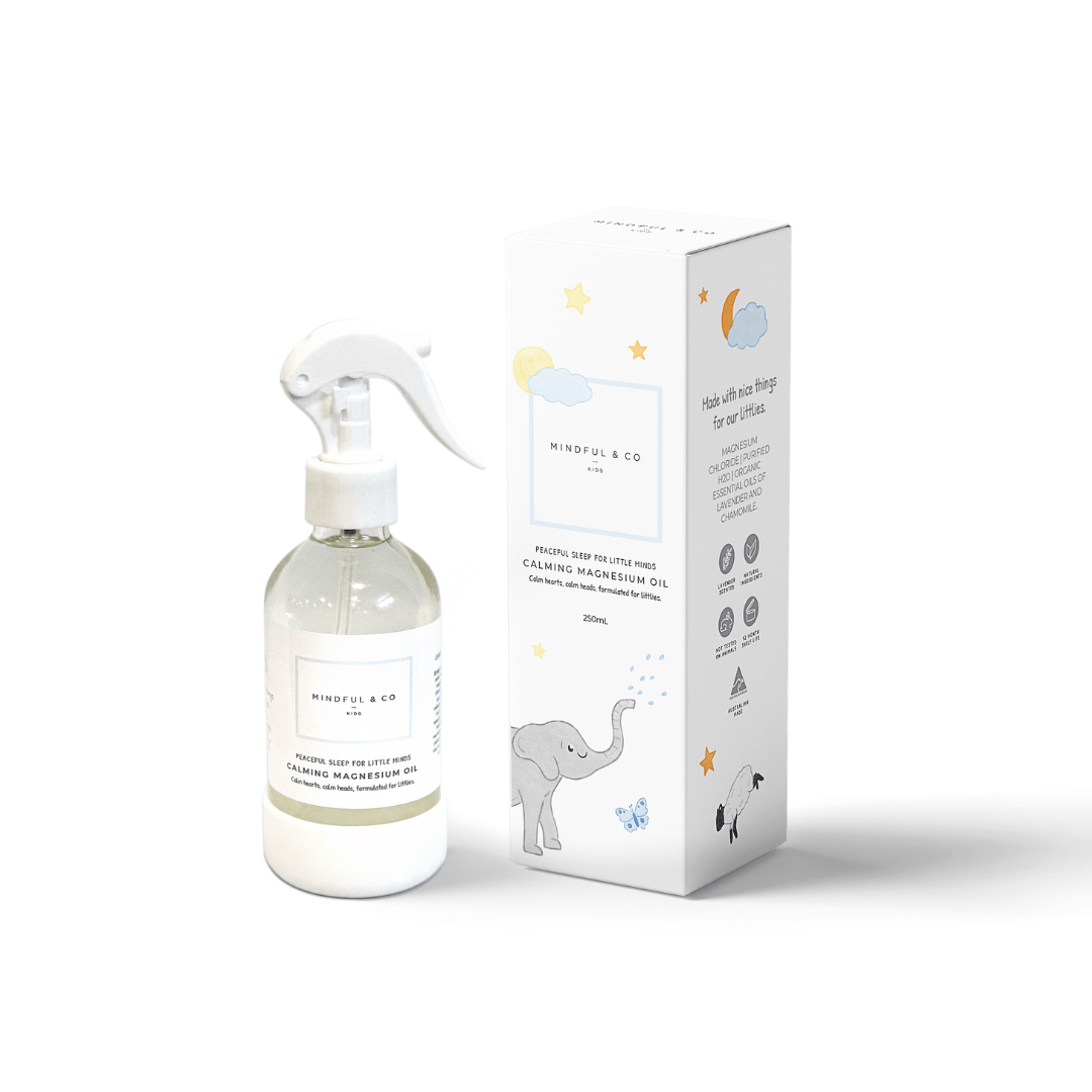 Calming magnesium oil front view