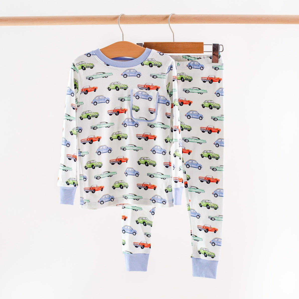Vintage Road Trip Organic Cotton Kids Pajamas