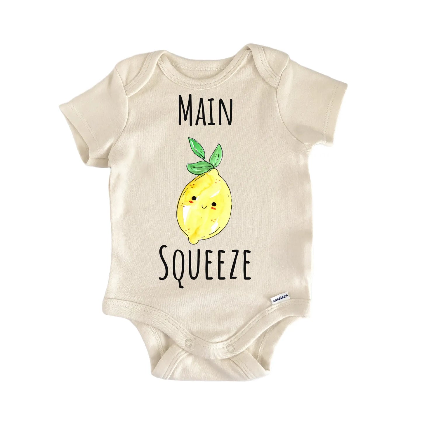 Lemon Kawaii Fruit Baby Gift Baby Bodysuit