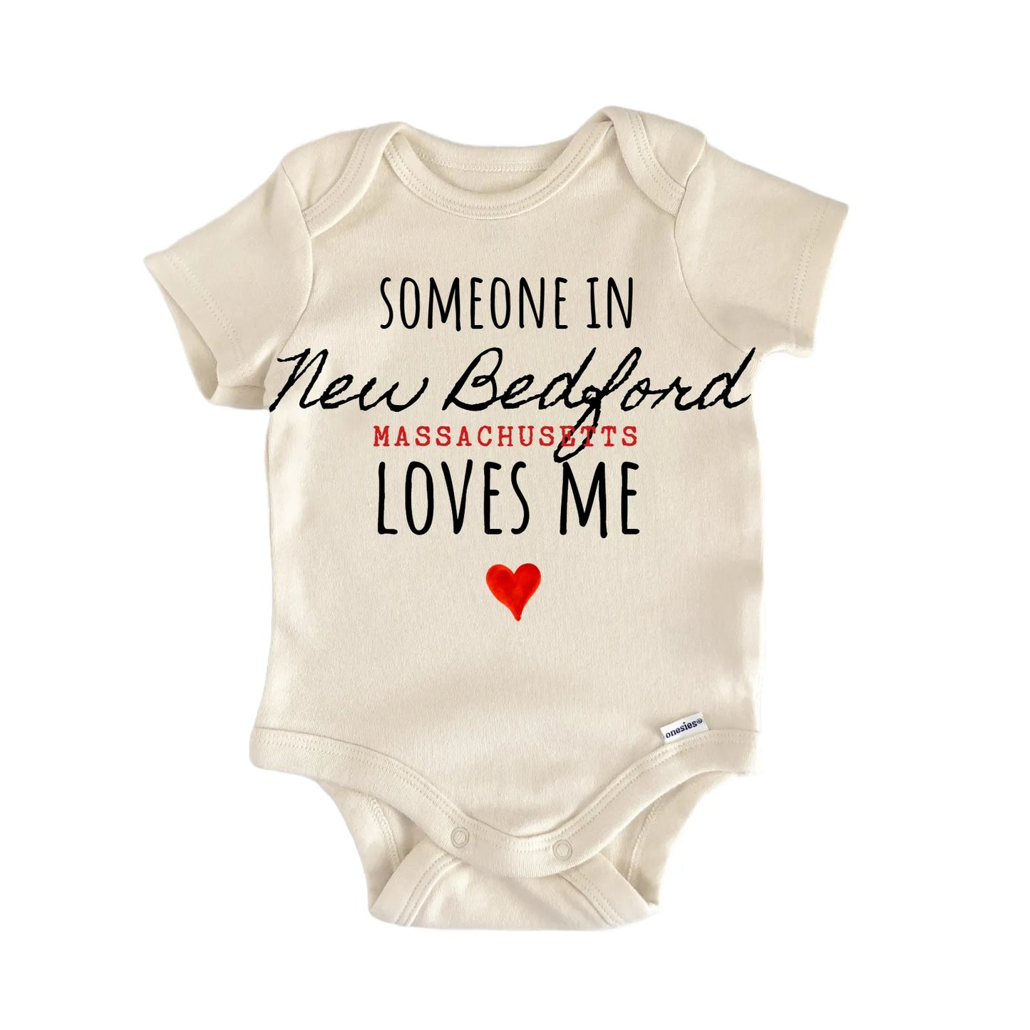 New Bedford Massachusetts Baby Gift Baby Bodysuit