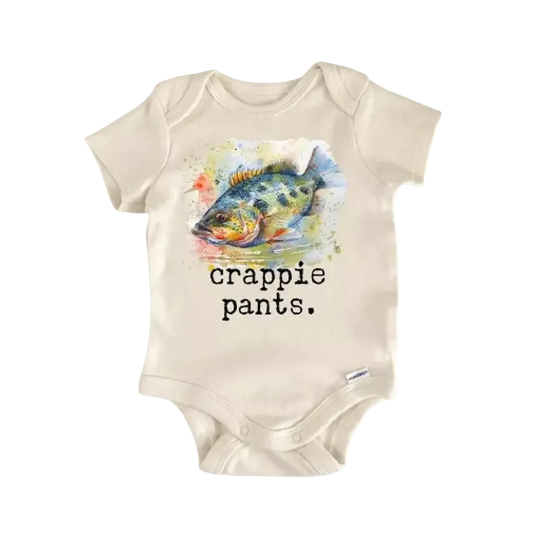 Fishing Crappie Newborn Baby Onesie® Onesie®