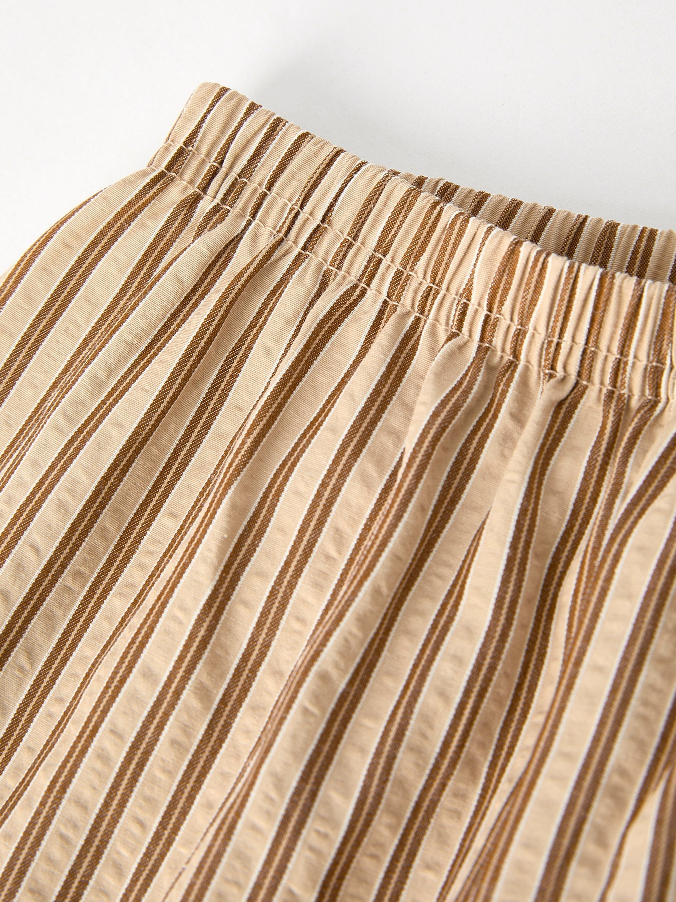 Stripe Smocked Church Christ Bishop Christening Toddler Boys'Set