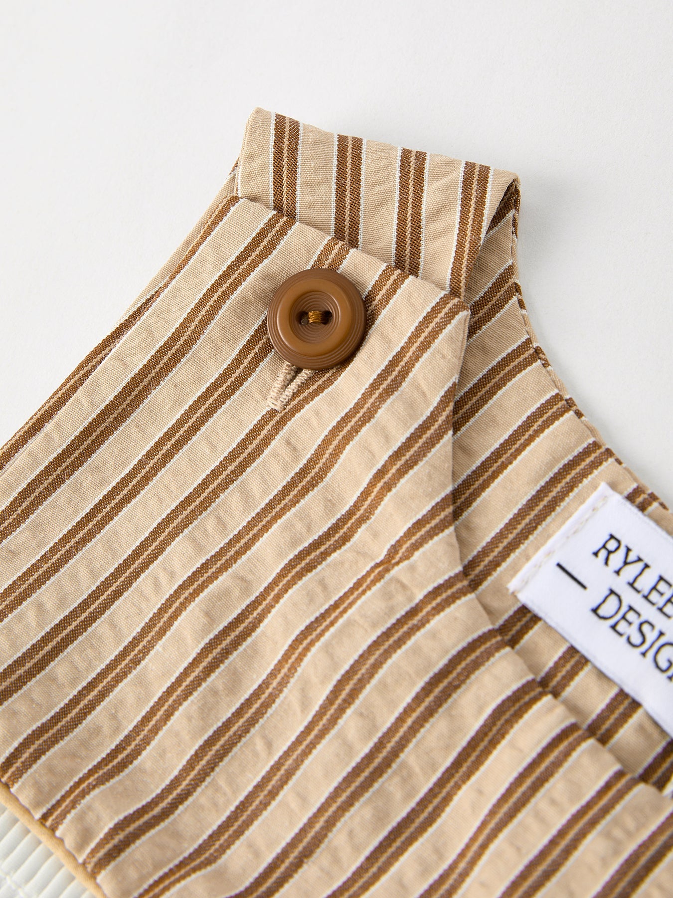 Stripe Smocked Church Christ Bishop Christening Toddler Boys' Romper