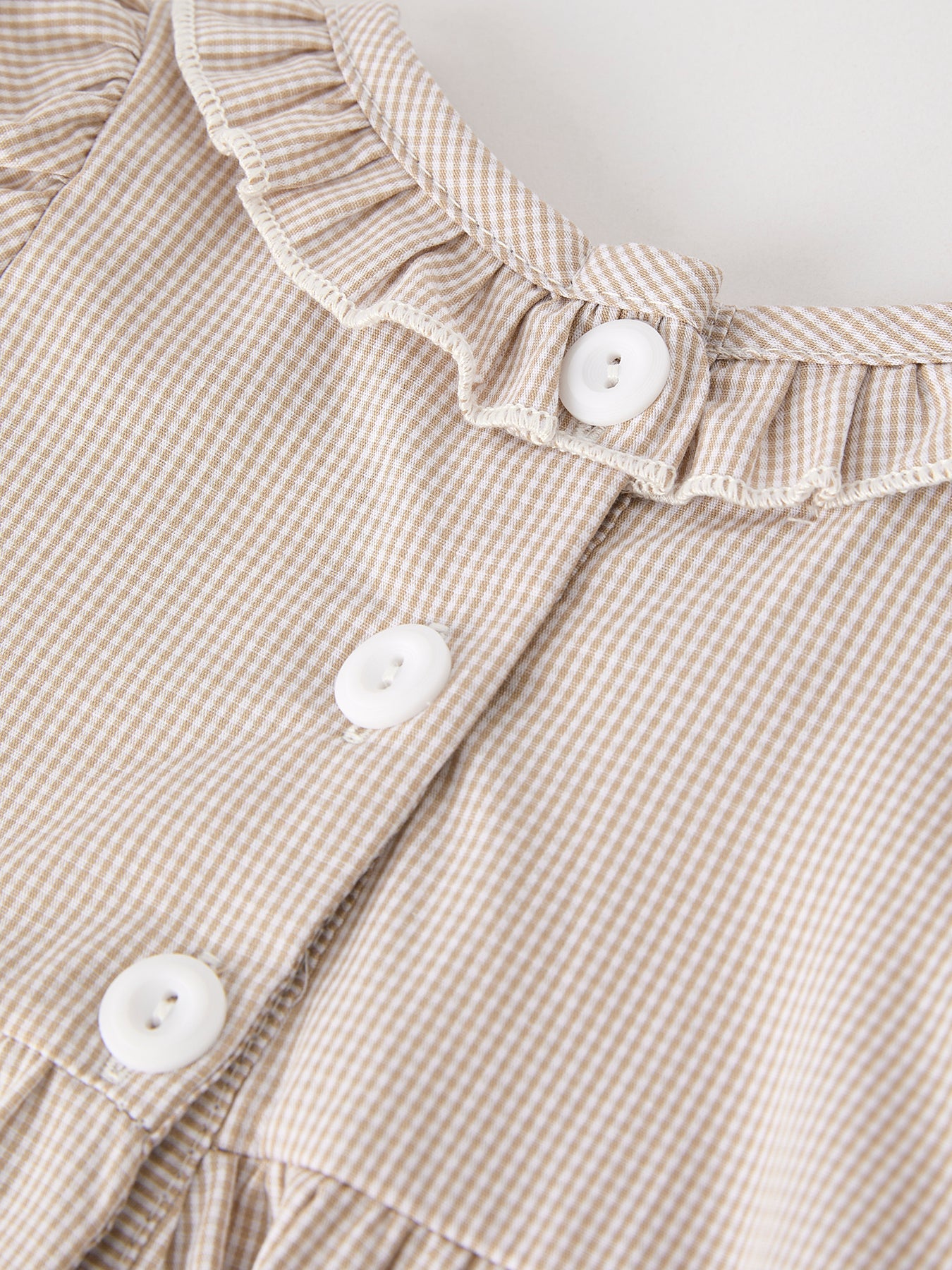 Fall Halloween & Thanksgiving Pumpkin Embroidery Smock Plaid Baby Girl Romper