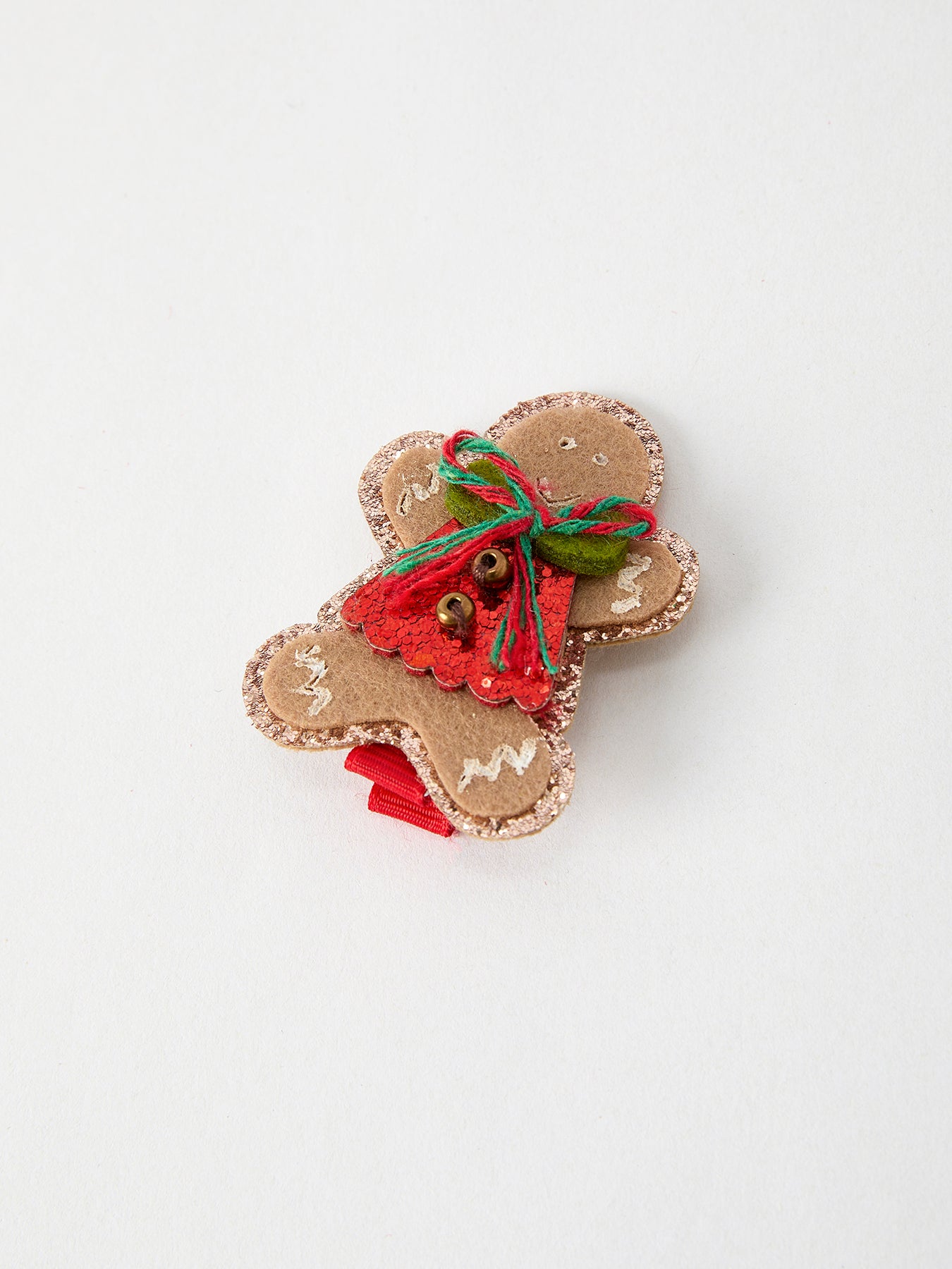 Christmas Gingerbread Girls Hair Clip