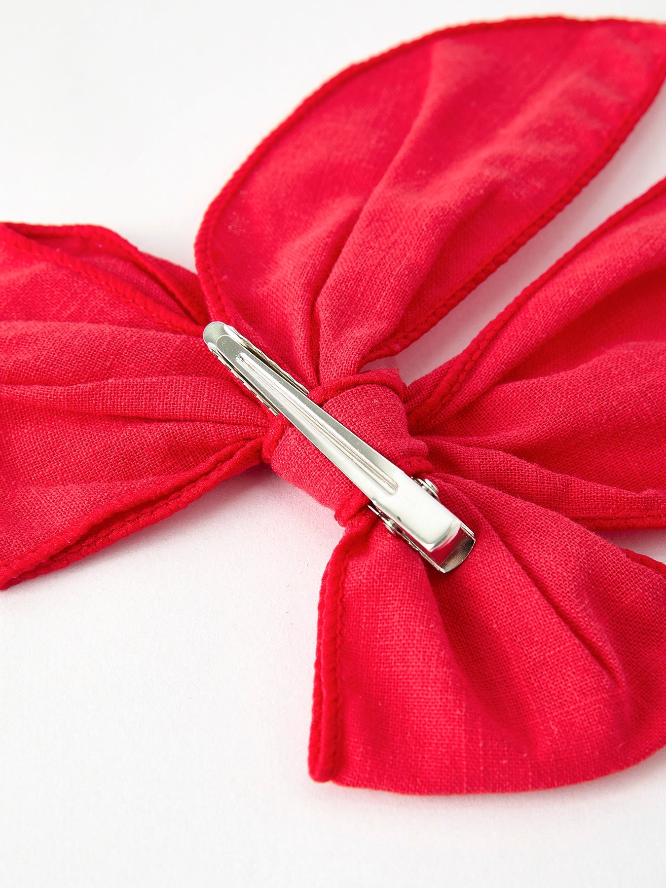 Christmas Red Bow Hairpin