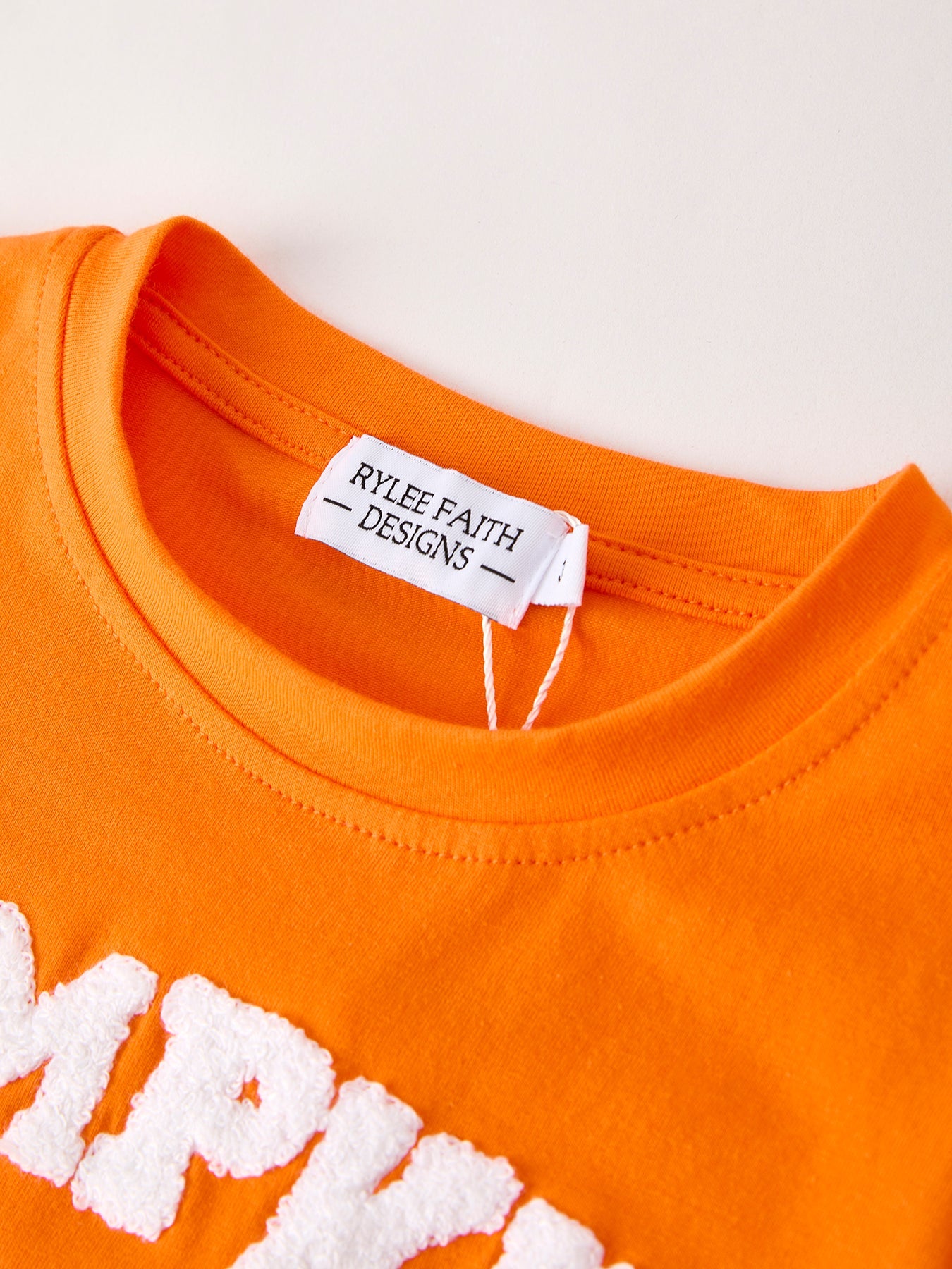 Fall Halloween & Thanksgiving "PUMPKIN SPICE" Chenille Patches Girls Set