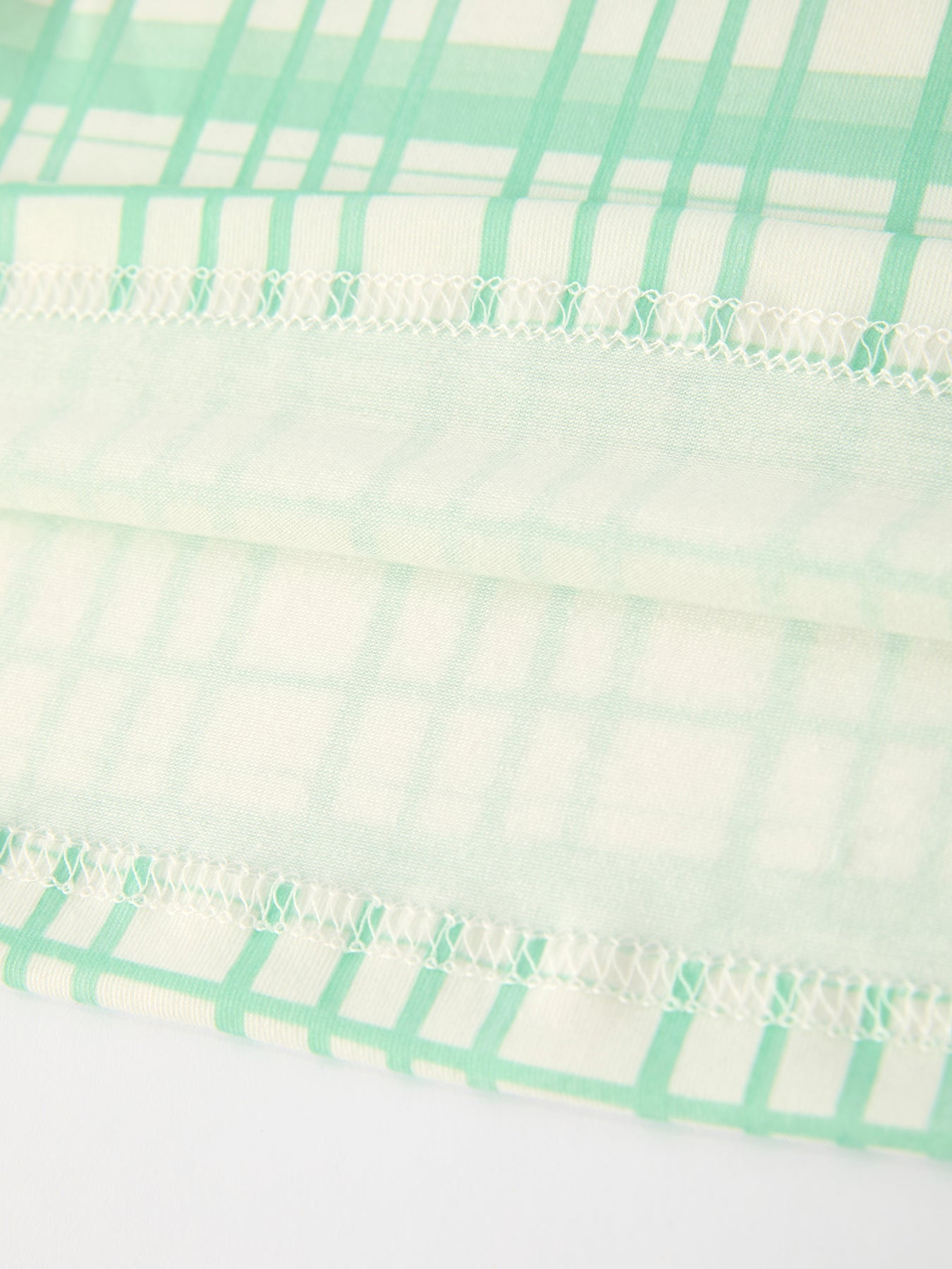 Christmas Girl Smock Embroidery Green Plaid Dress