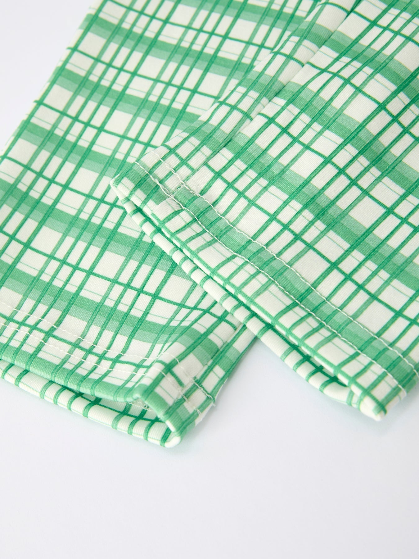 Christmas Red & Green Set: Holiday Plaid Pants with Red Tee