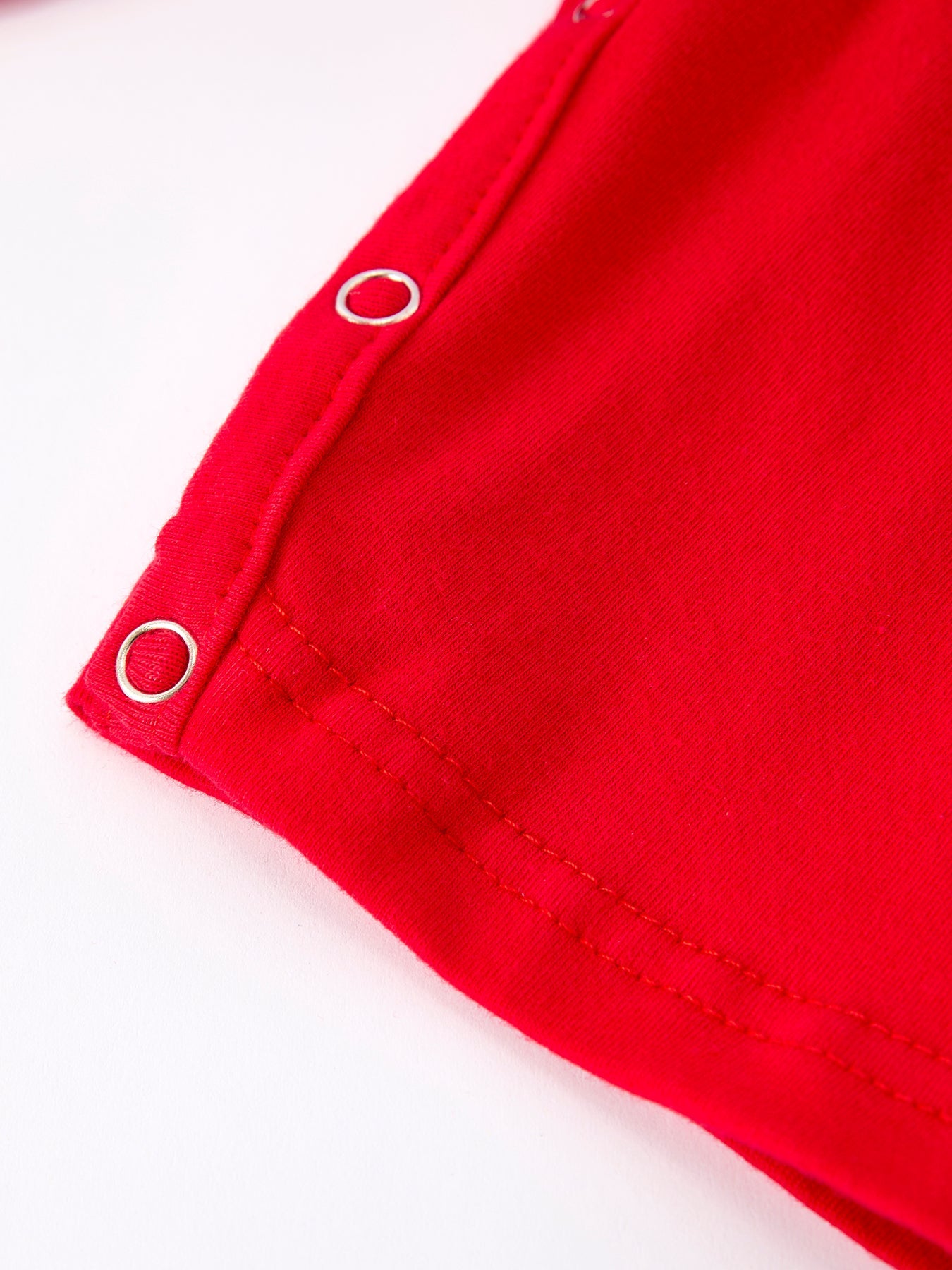 Christmas Red & Green Smock Embroidery Baby Boys Romper