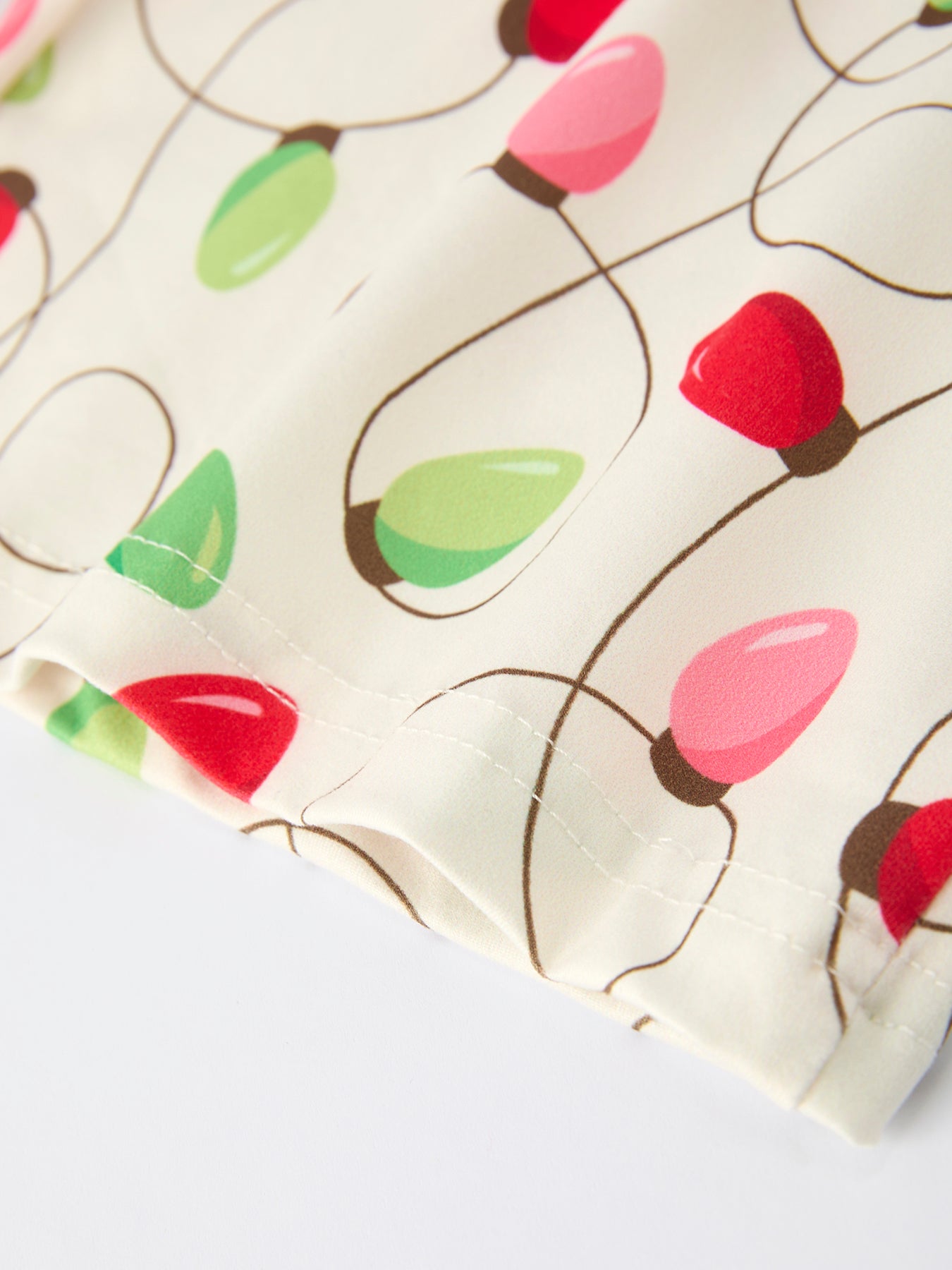 Christmas Light Bulb Print Baby Girls Jumpsuit: Cozy and Festive