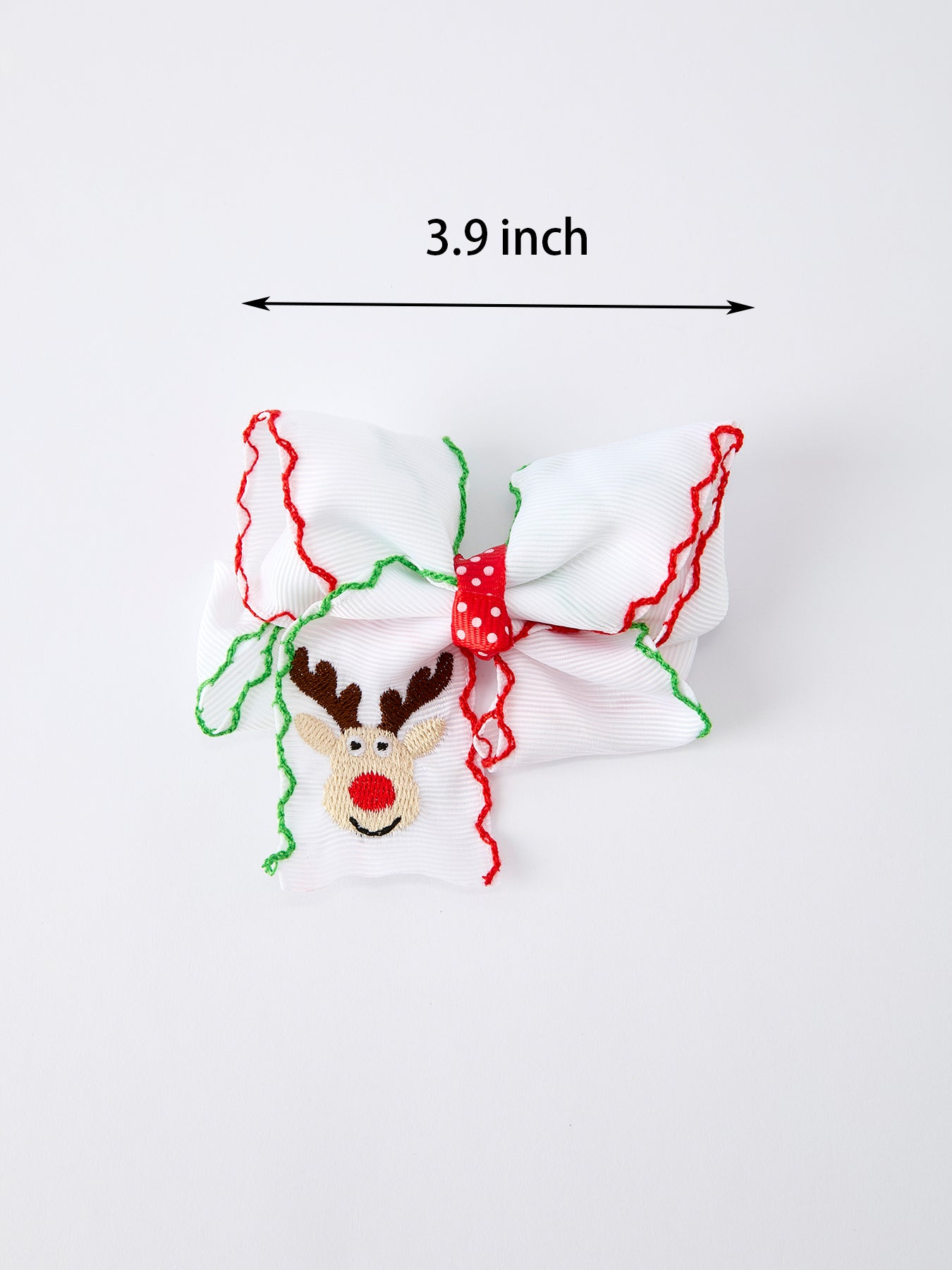Christmas Cute Reindeer Hair Bows: Full of Holiday Spirit（2PCS）