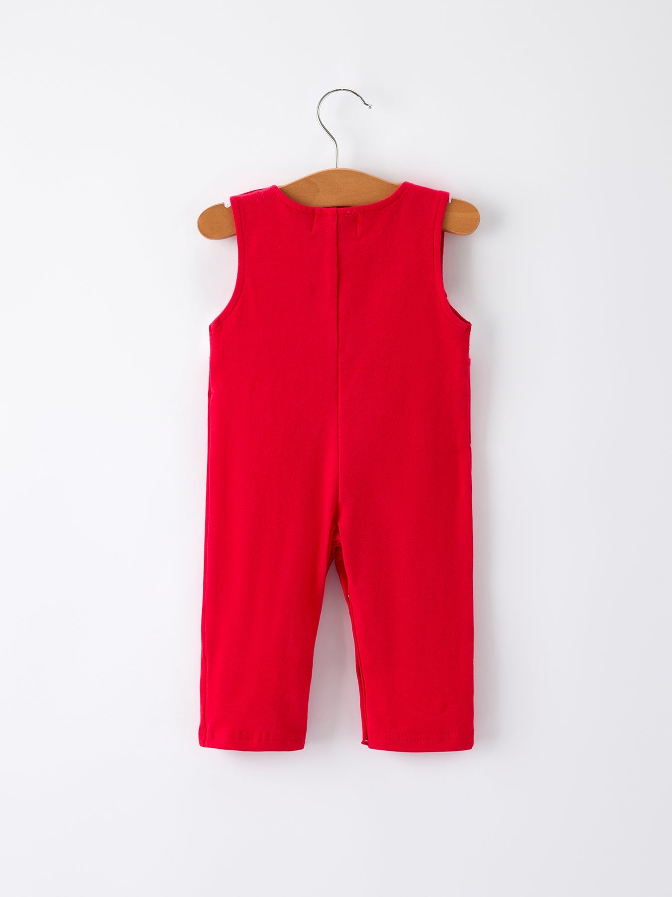 Christmas Smocked Embroidery Baby Boys Romper