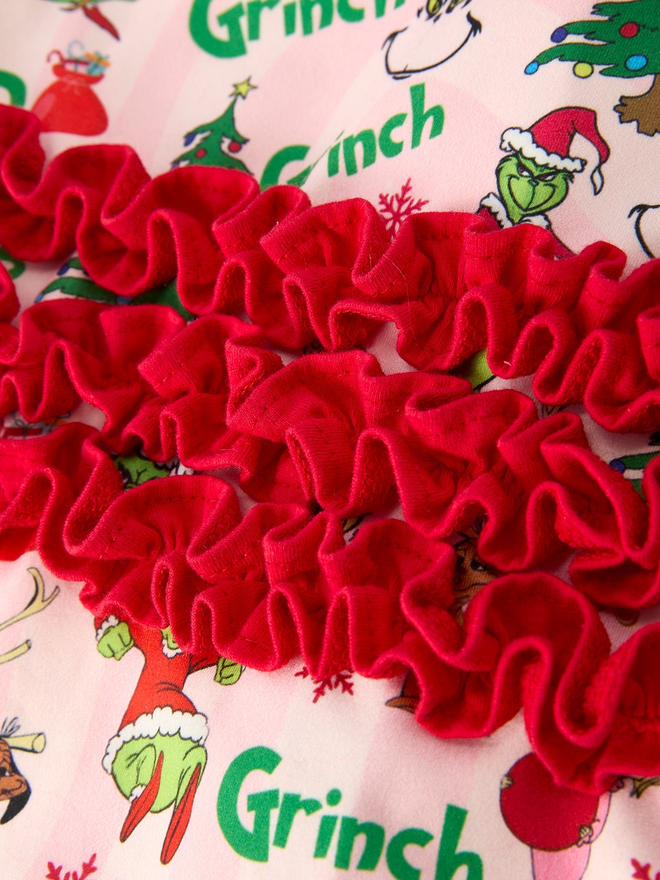 Christmas Tree Character Baby Girls Ruffle Romper