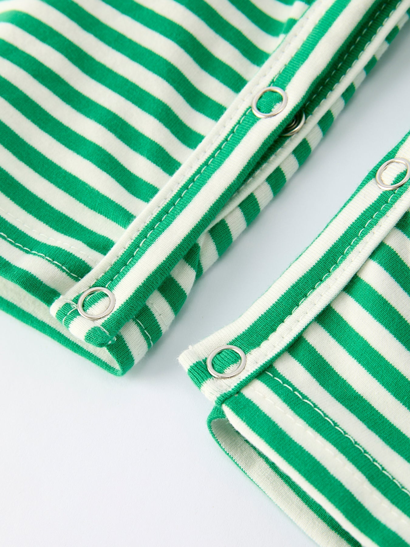 Christmas Tree Smocked Green Stripe Baby Boy Romper