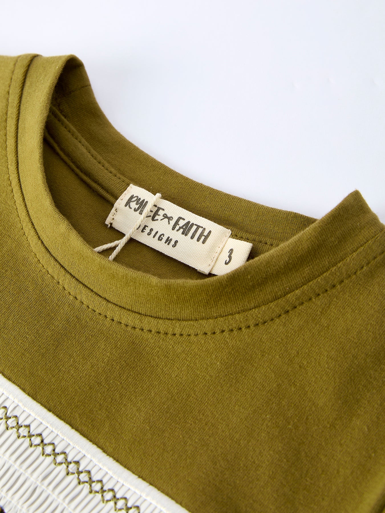 PREORDER Duck Embroidery Boys Set Green Tee and Camo Shorts