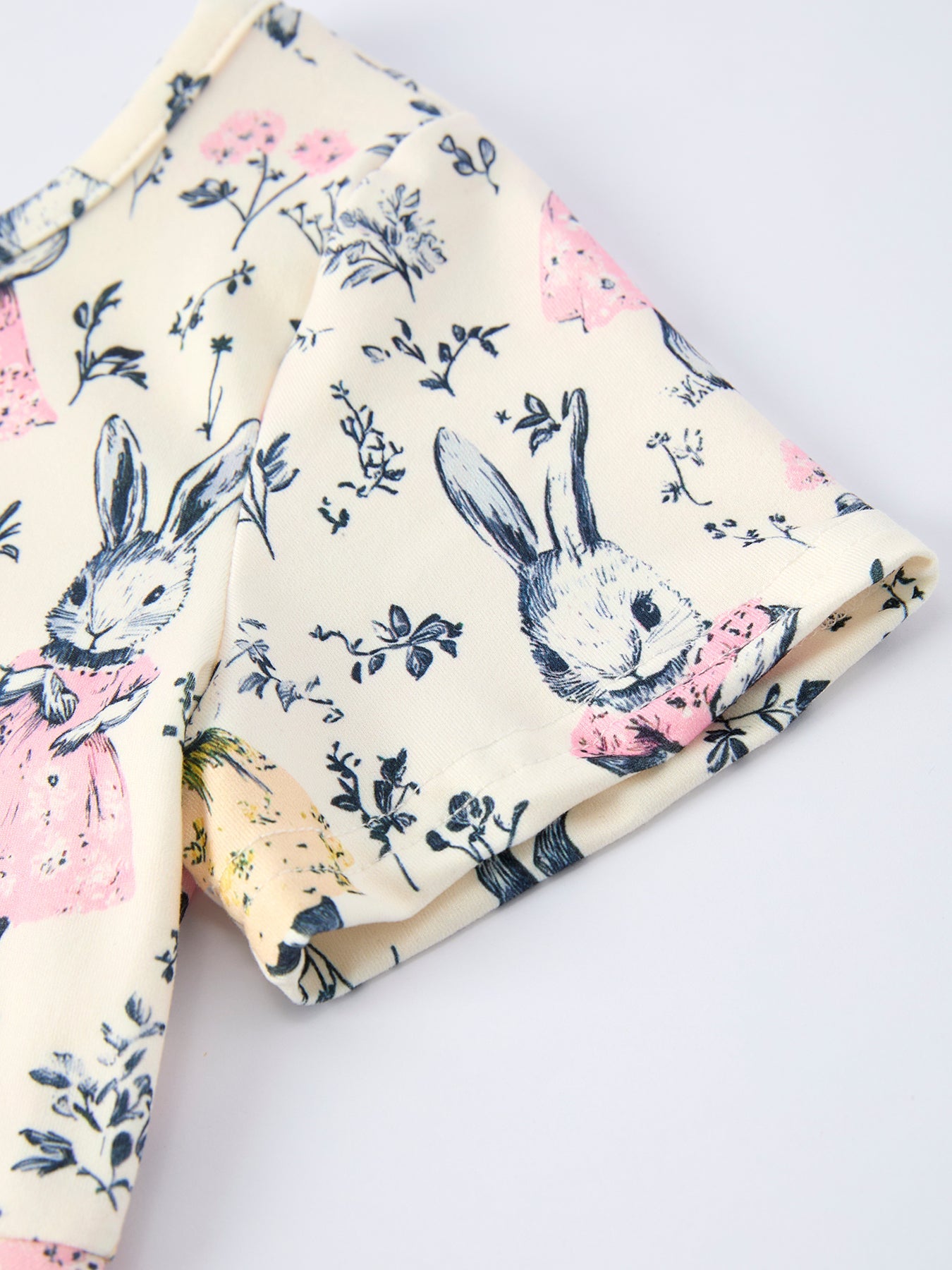 Easter Vintage Bunny Girls Twirl Dress