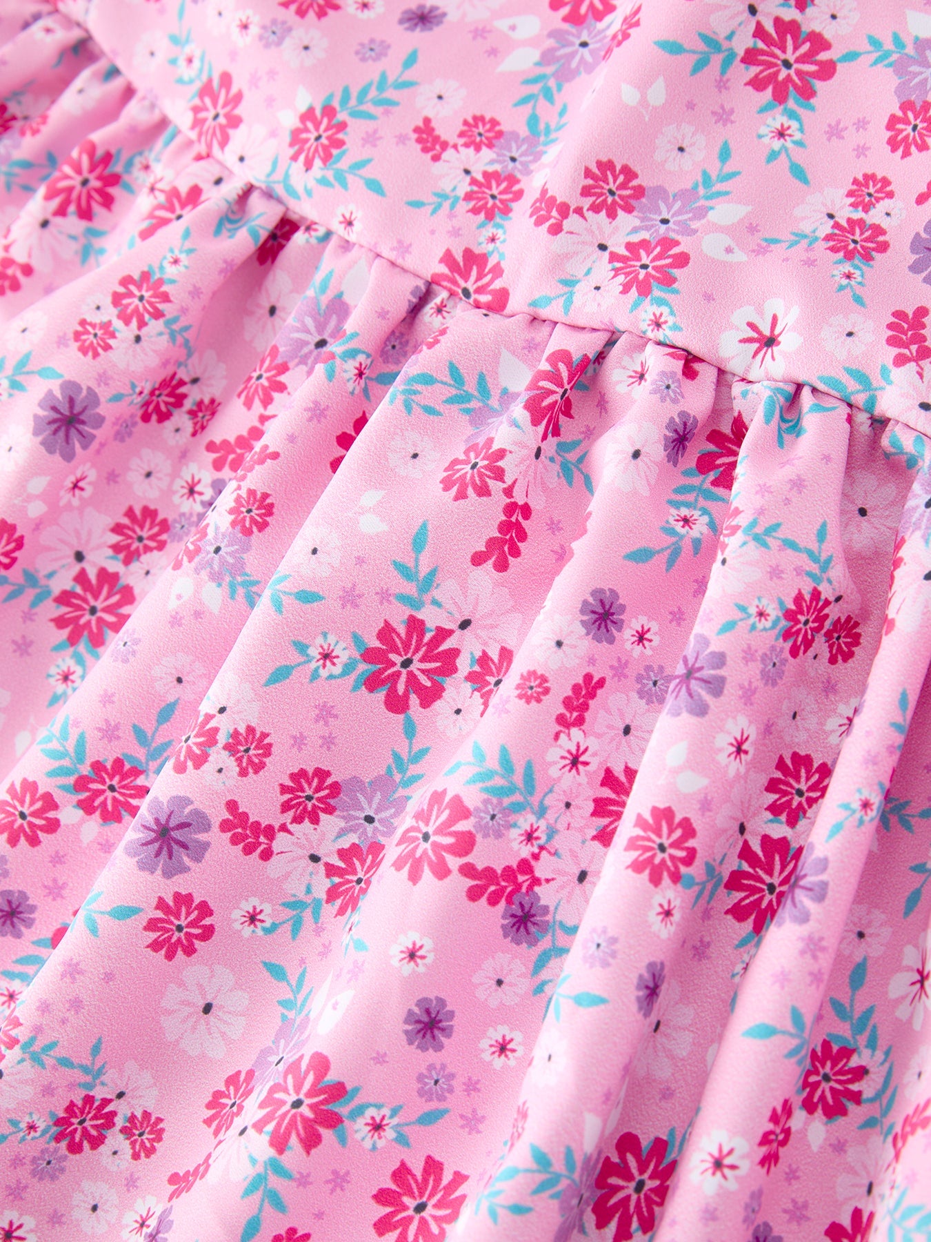 Mommy & Me Adult Dress – Spring Floral Print