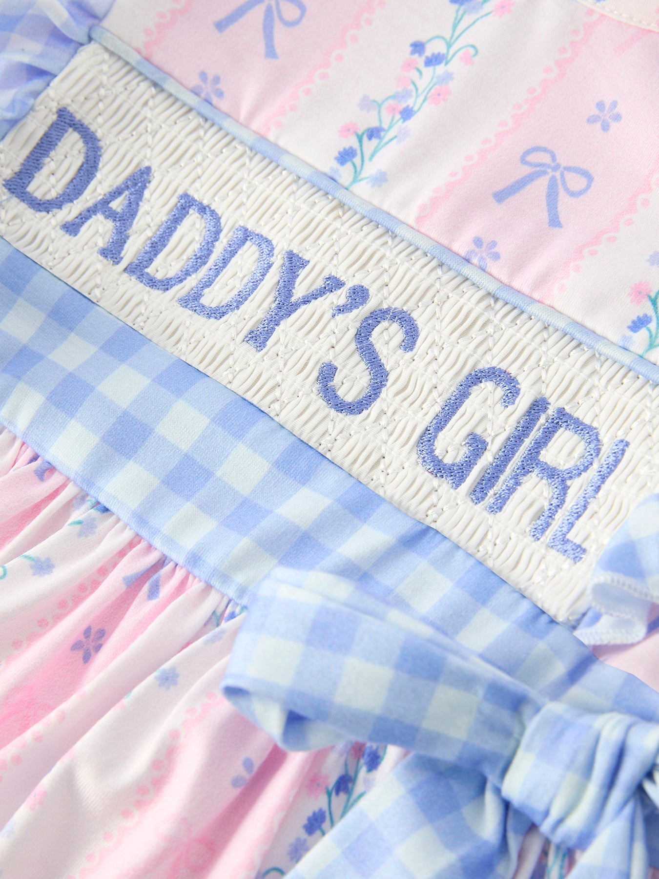 Daddy's Girl plaid girls dress styled for special occasions