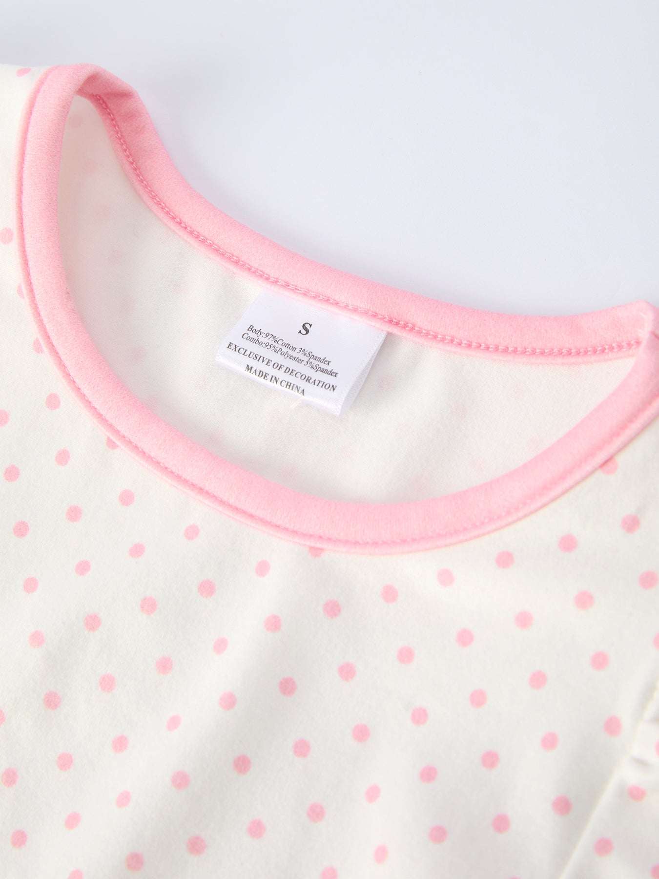 Girls two-piece applique set back view