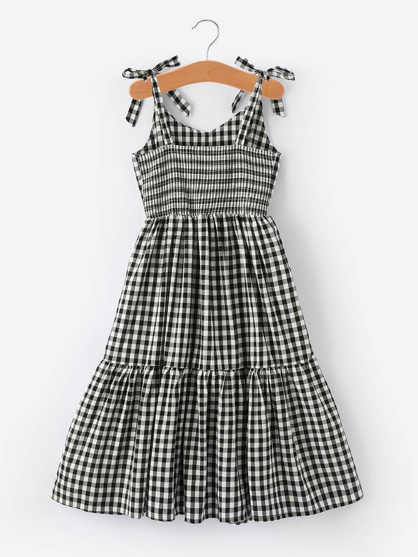 Mommy & Me Adult Plaid Smocked Dress