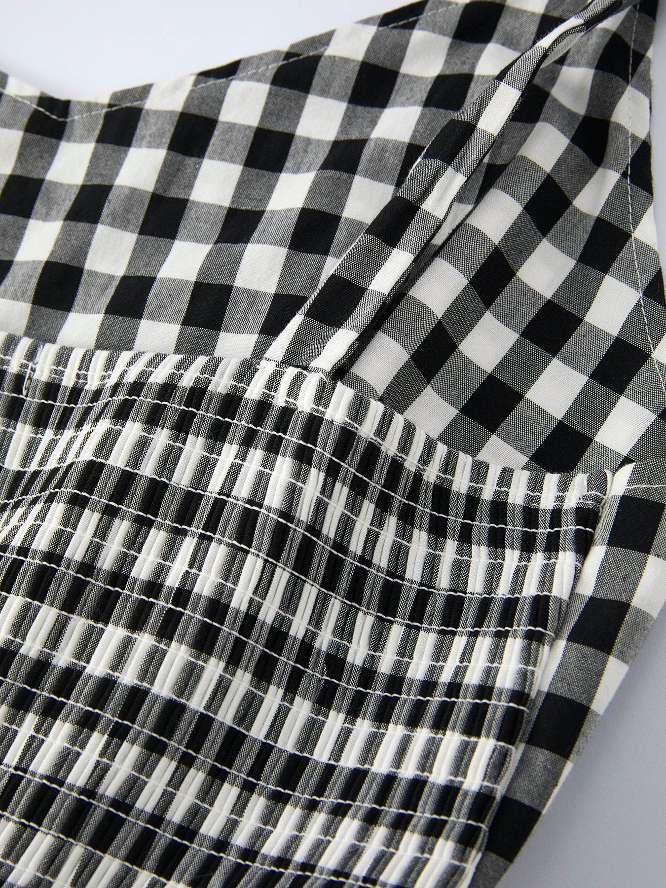 Mommy & Me Adult Plaid Smocked Dress
