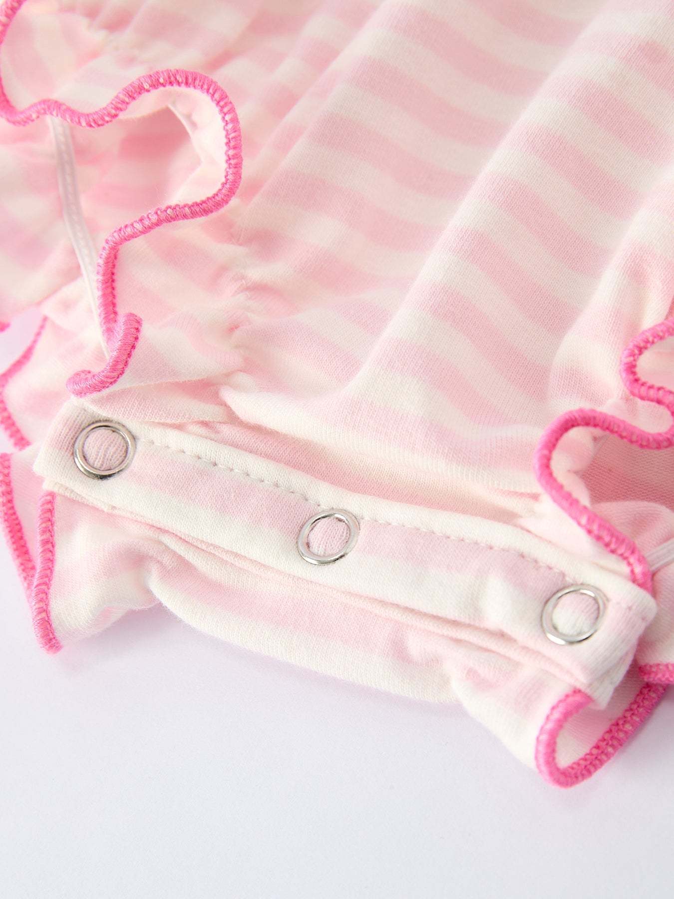 Strawberry Girl Romper Ruffle Peter Pan Collar