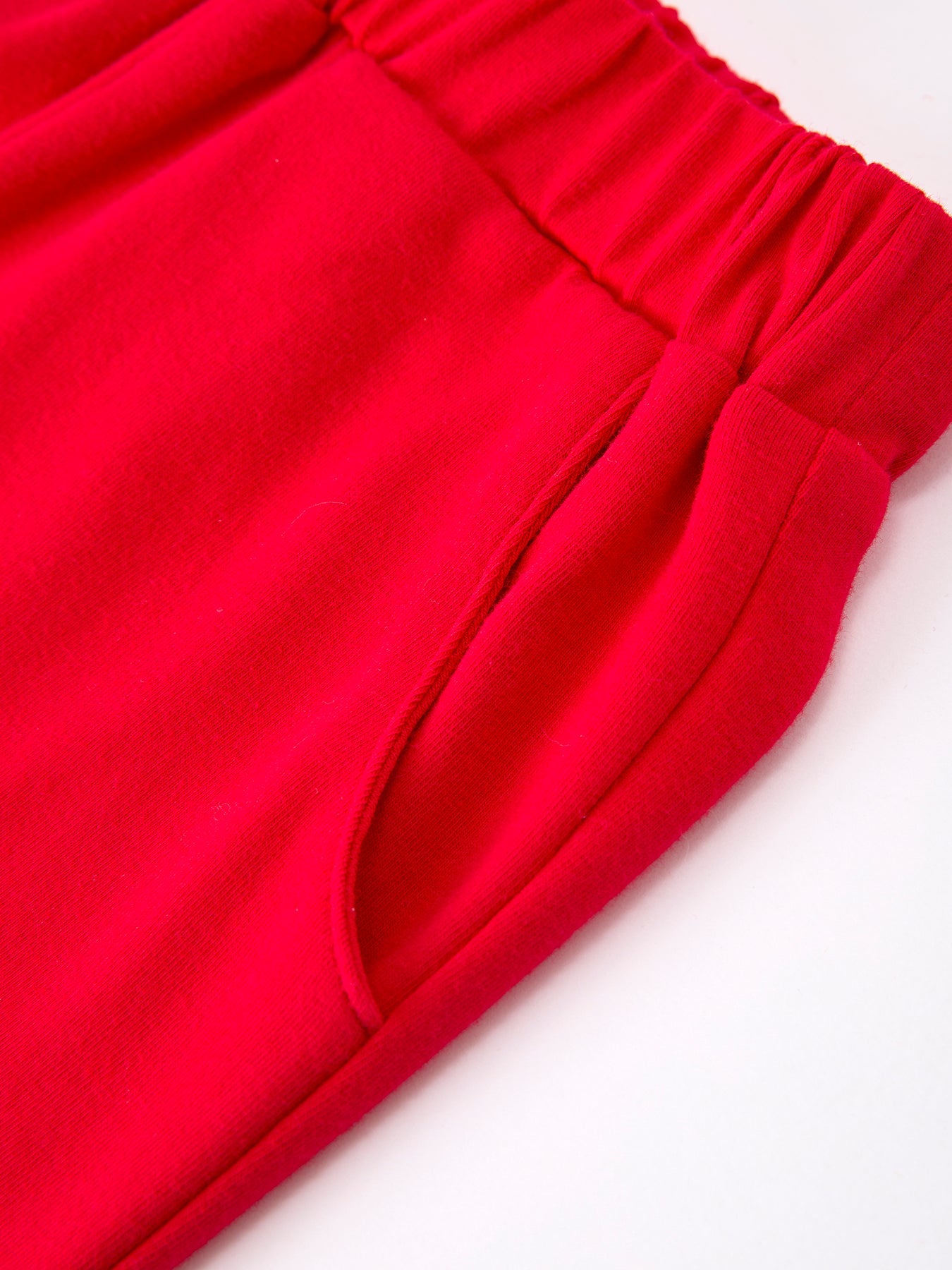 Boys Back To School Apple Polo Short Set Outfit - fabric and material close-up