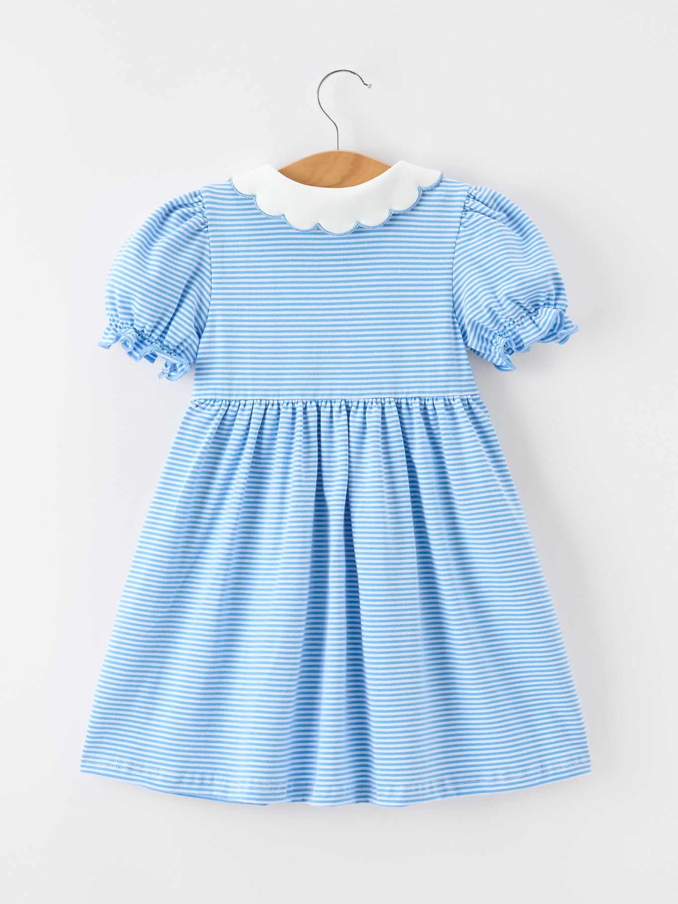 Back to school pencil dress pocket applique detail view