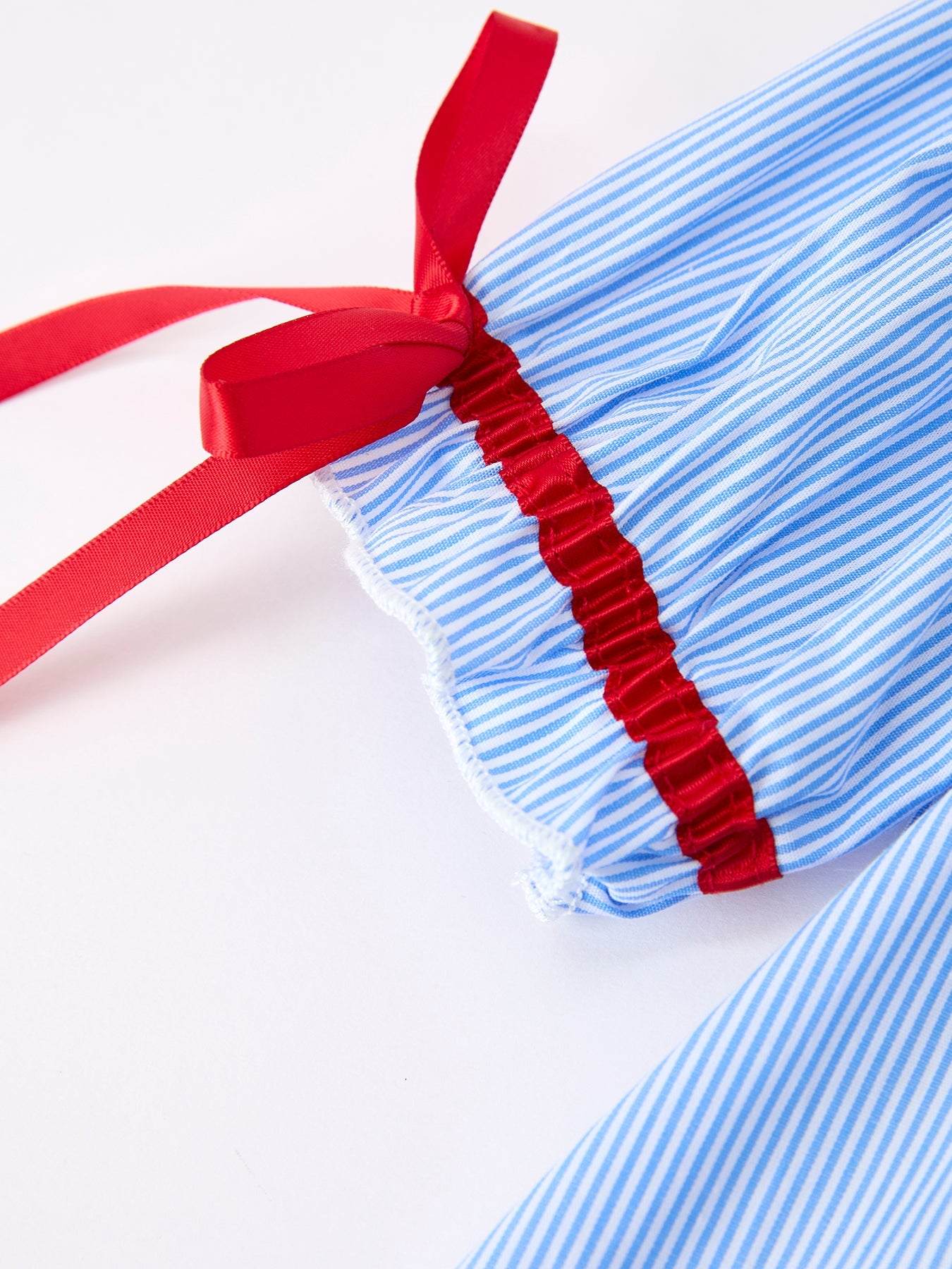 Back To School Apple Pencil Embroidery Dress - side view