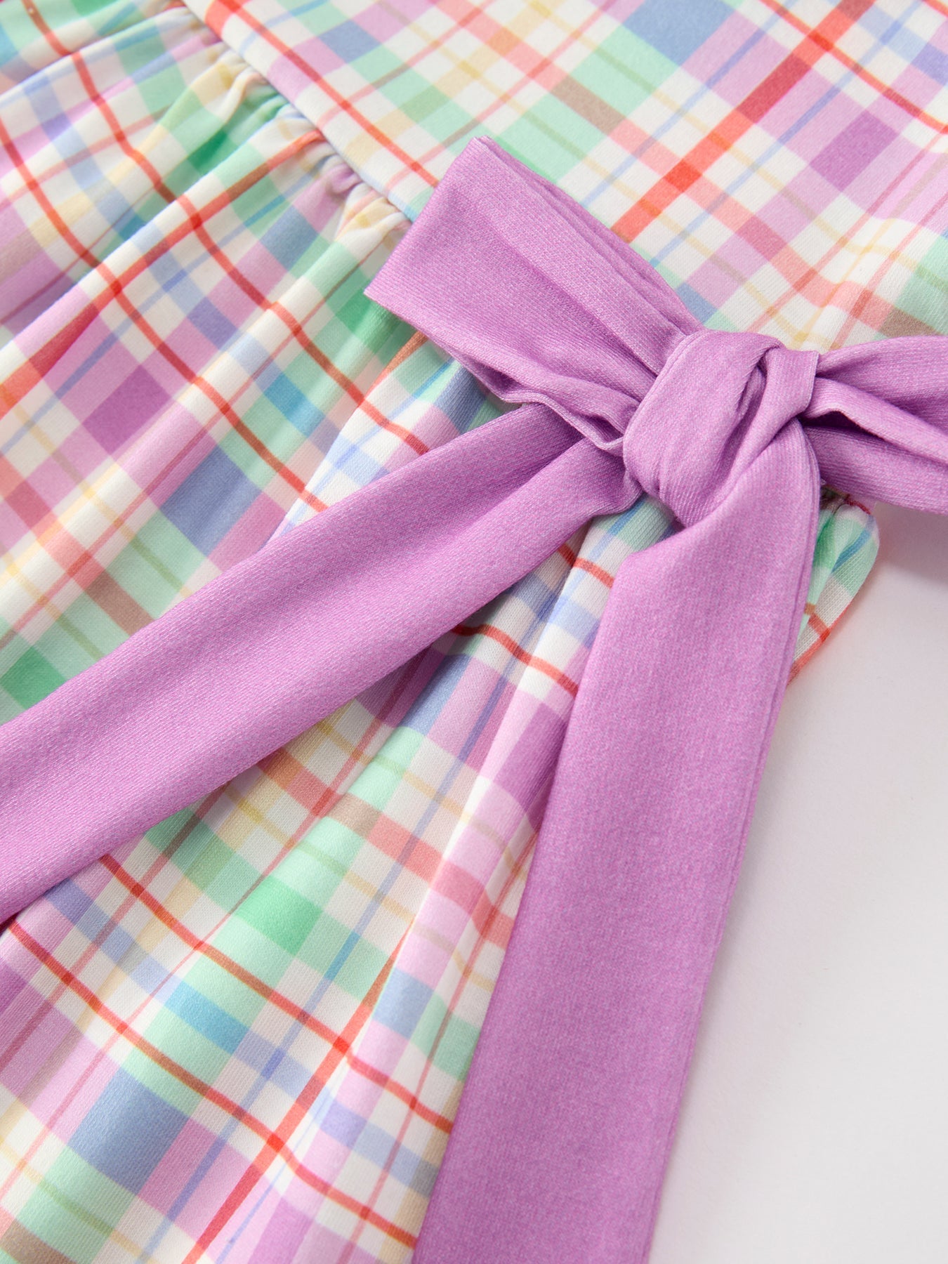 Back to school crayon dress side view