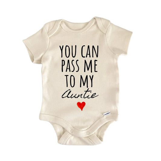 Auntie Announcement Baby Gift Baby Bodysuit