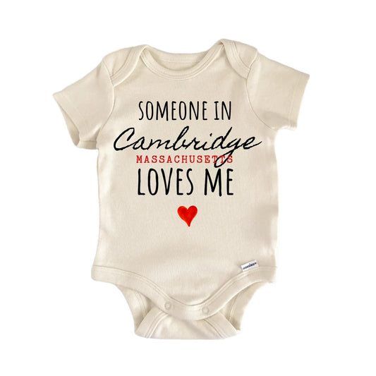 Cambridge Massachusetts Baby Gift Baby Bodysuit