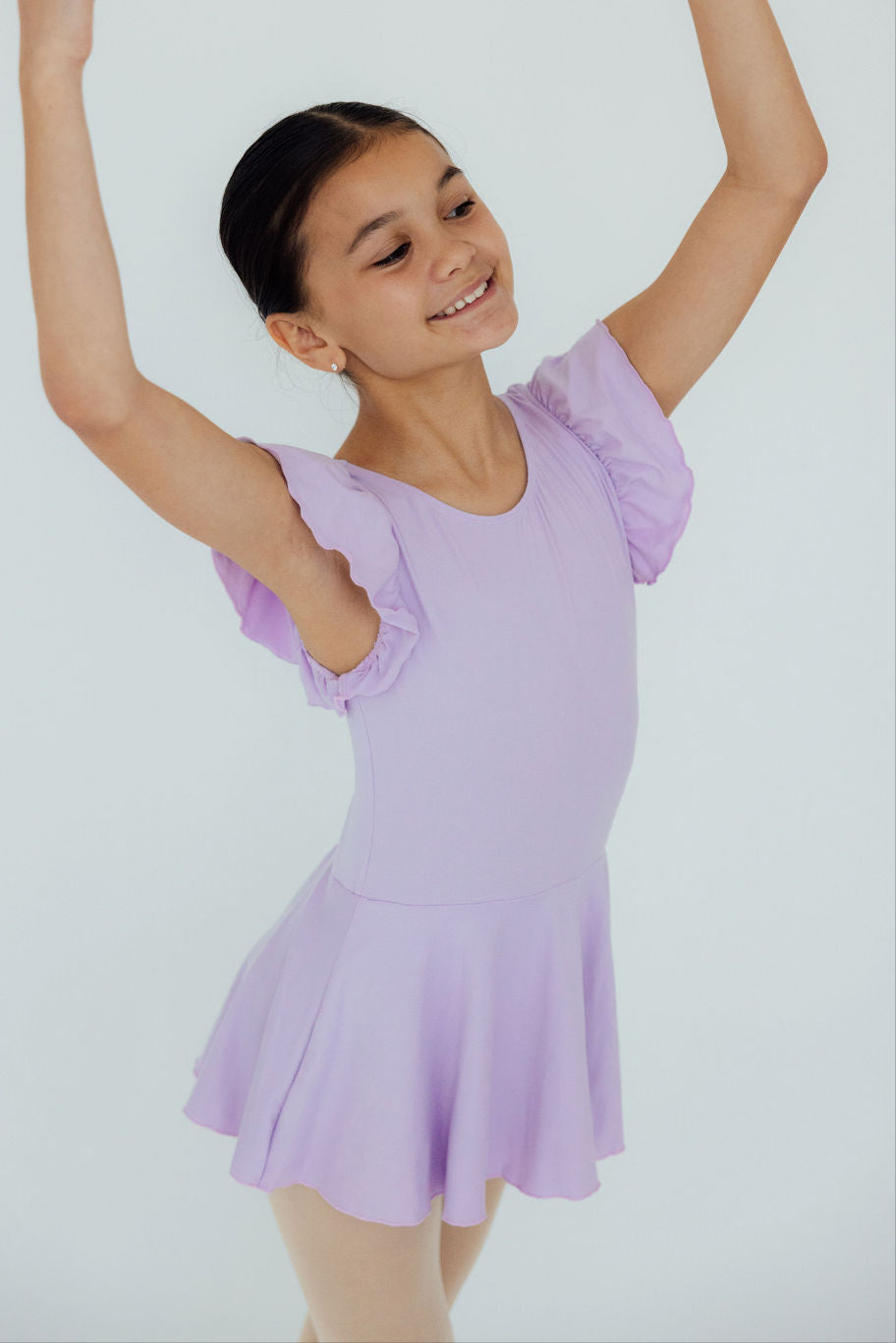 Lavender S/S Twirl Leotard