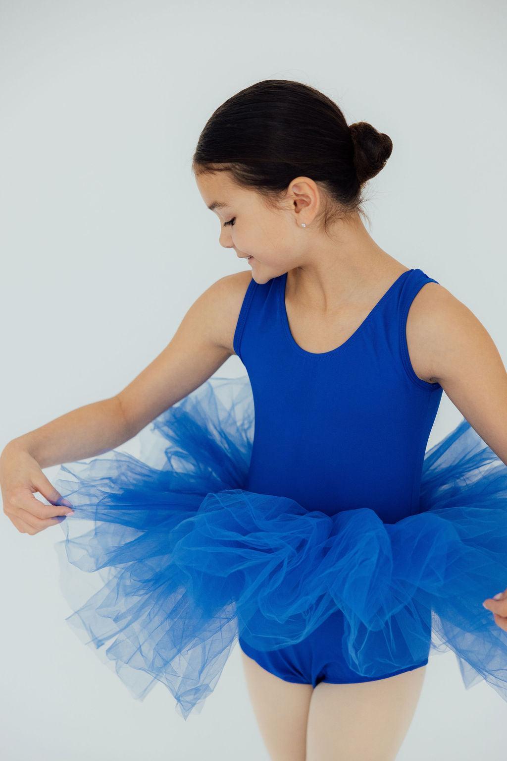 Royal Blue Tank Tutu Leotard