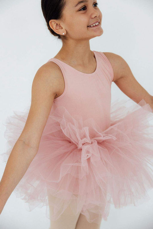 Vintage Pink Tank Tutu Leotard