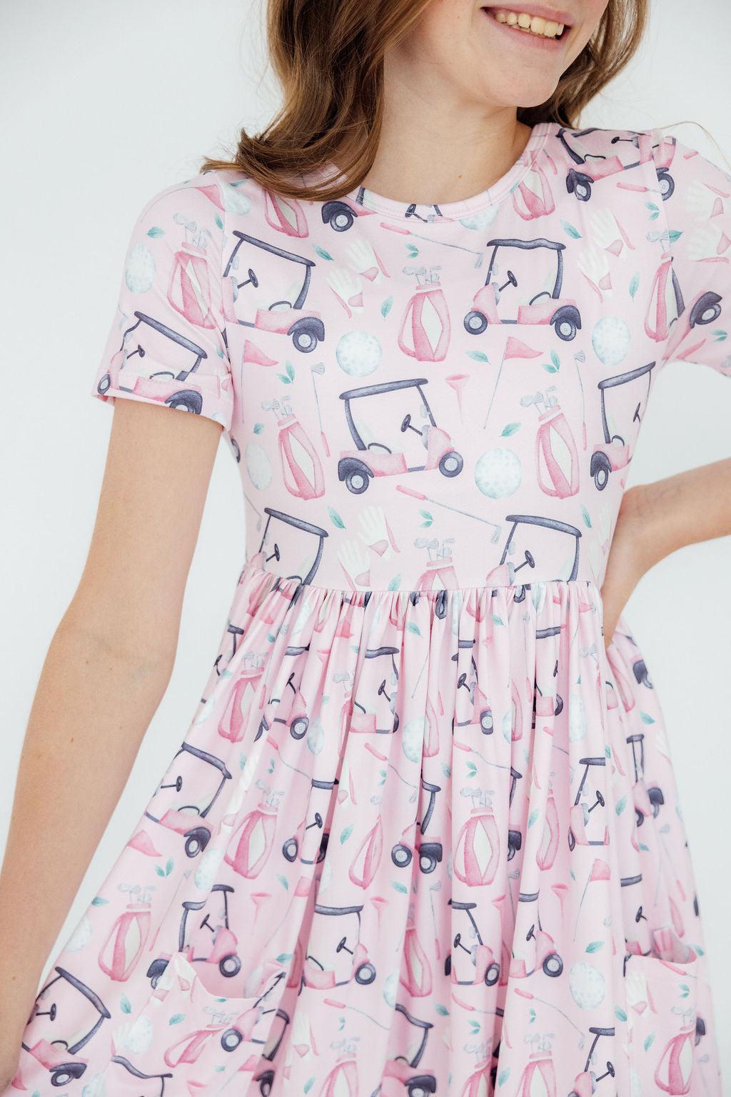 Tee Time S/S Pocket Twirl Dress