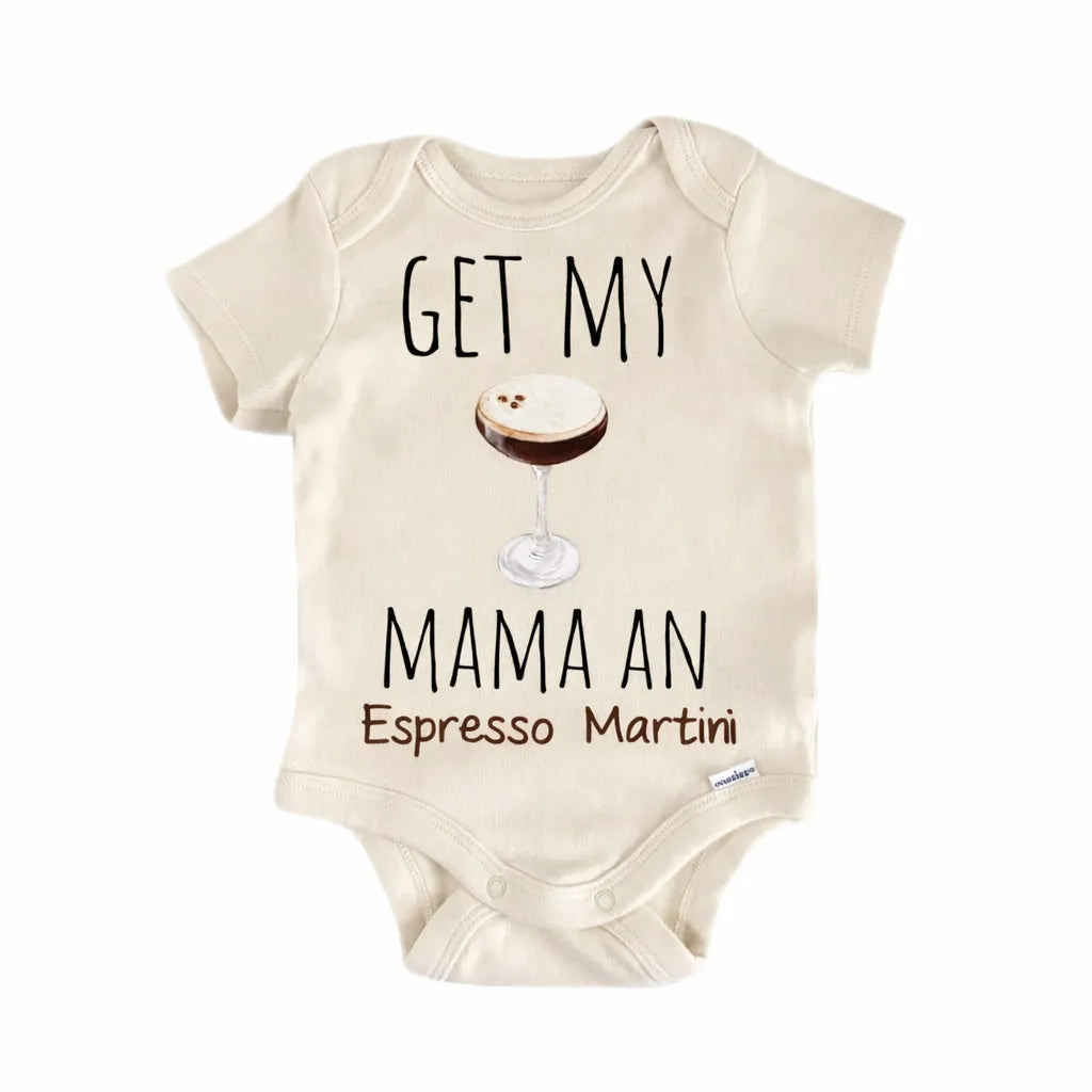 Expresso Martini Cocktail Newborn Baby Onesie® Onesie®