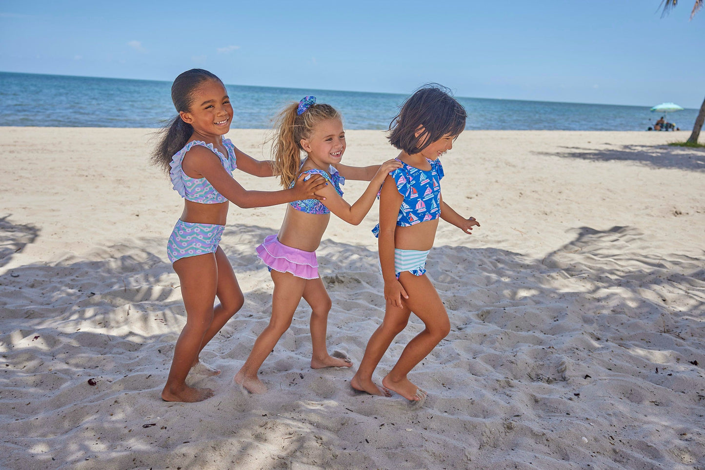 Indigo Sunset Two Piece Swimsuit