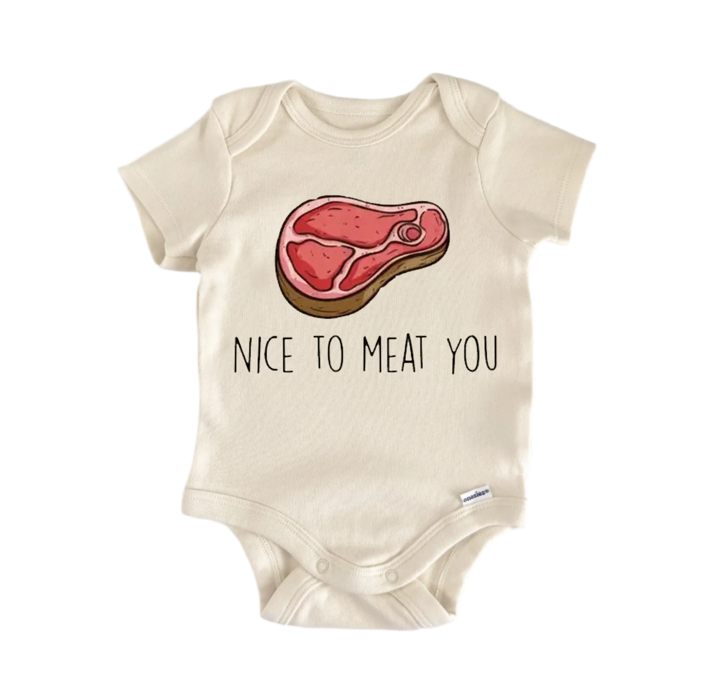 Meat You Bbq Newborn Baby Onesie® Onesie®