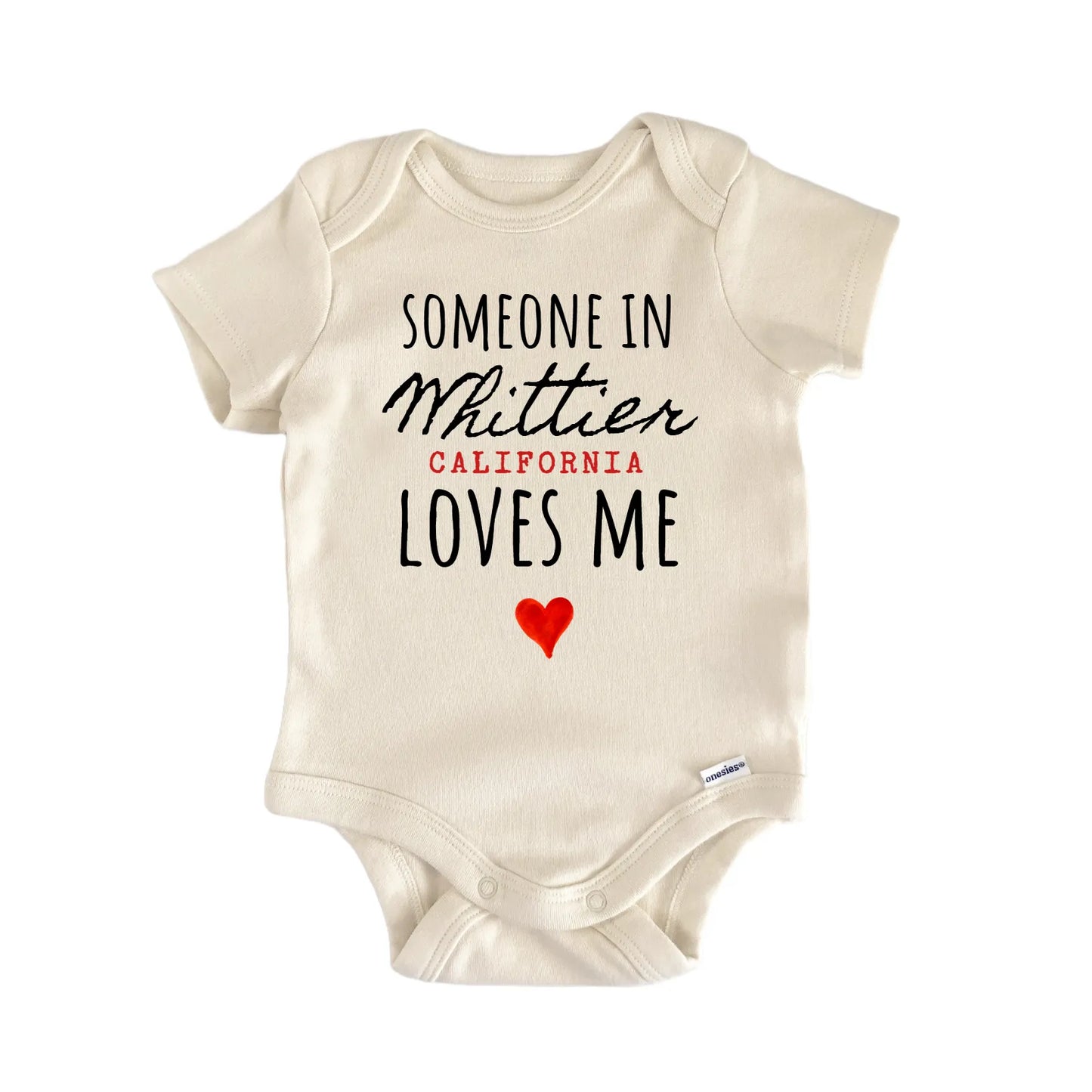 Whittier California Baby Gift Baby Bodysuit