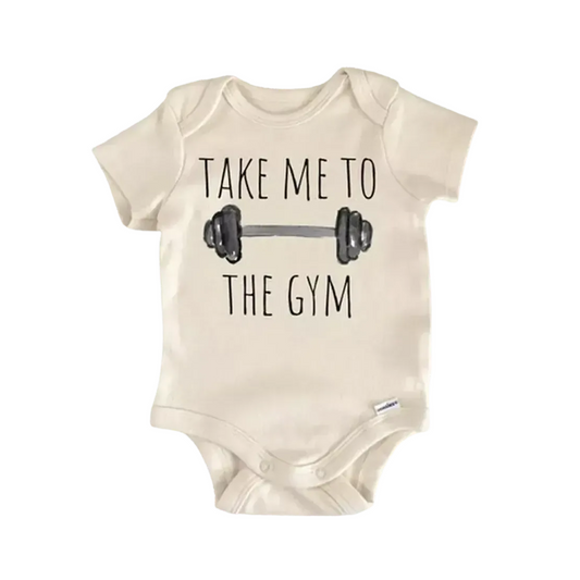 Gym Bodybuilder Workout Newborn Baby Onesie® Onesie®