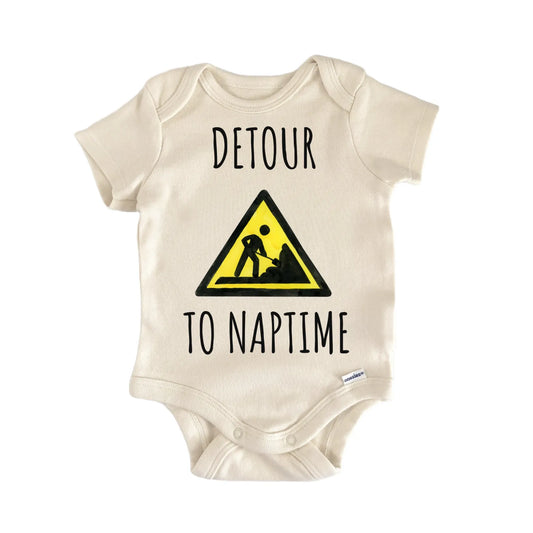 Construction Laborer Detour Baby Gift Baby Bodysuit