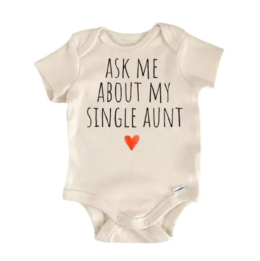 Single Aunt Auntie Newborn Baby Onesie® Onesie®