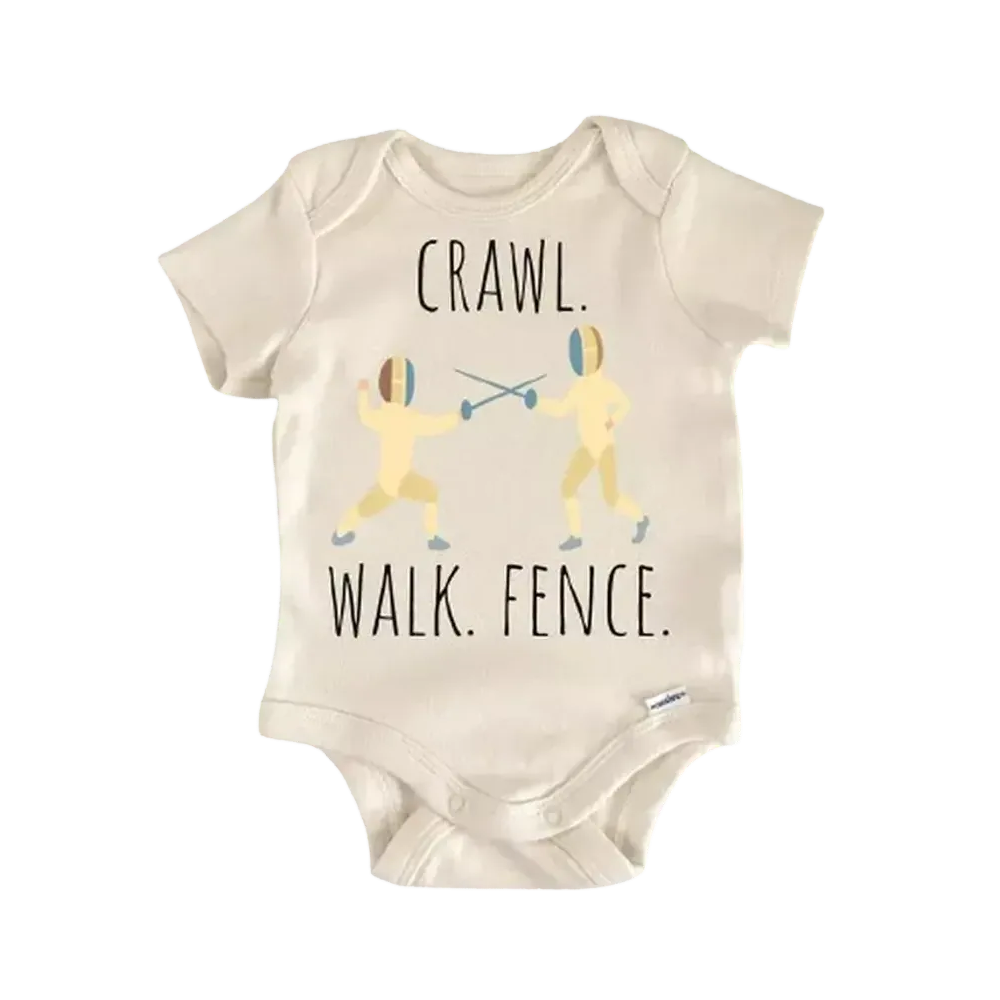 Fencing Fencer Sport Newborn Baby Onesie® Onesie®